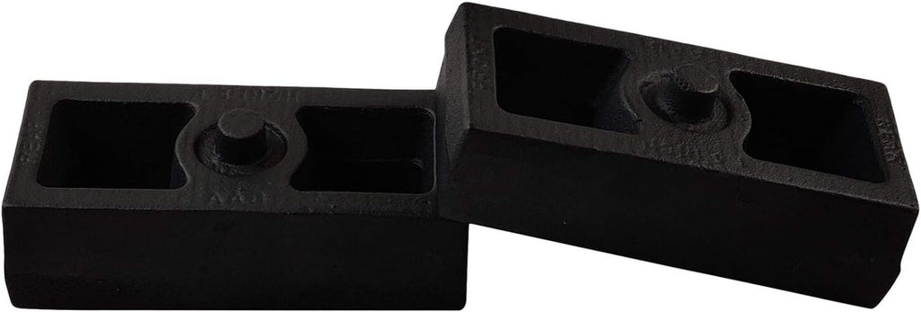 1.5 Rear Suspension Lift Cast Iron Blocks with 12.5 Square Leaf Spring Axle U Bolts M11802