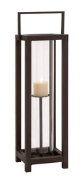Metal Glass Candle Holder X7079