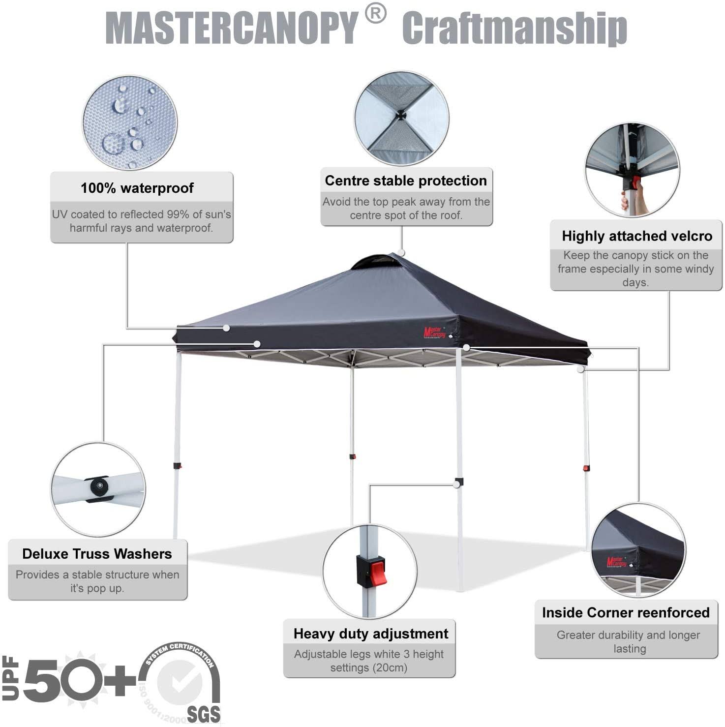 10x22 Pop-Up Canopy Tent with Wheeled Bag O73181