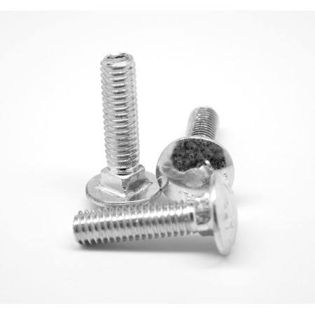 1/2 inch-13 x 13 inch Coarse Thread A307 Grade A Carriage Bolt Low Carbon Steel Zinc Plated Pk 50 Y473