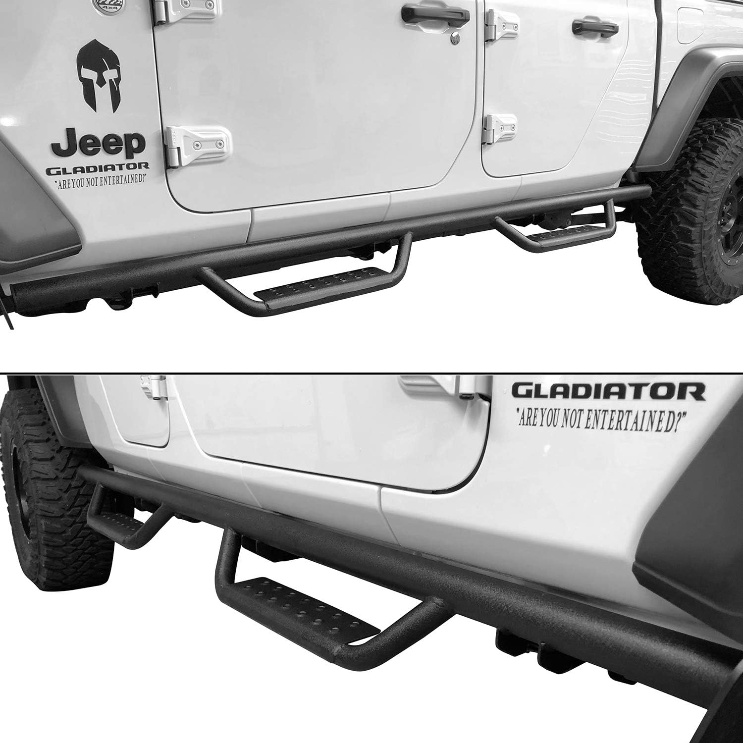 Tubular Side Step Running Board Nerf Bar Rock Slider T181