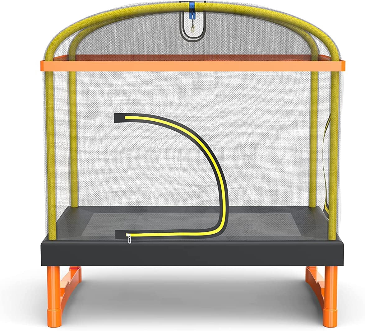 6.5ft 4-in-1 Toddler's Trampoline with Safety Net Enclosure A41811