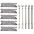 5-Pack Stainless Steel BBQ Gas Grill Tube Burner Replacement Parts R692494