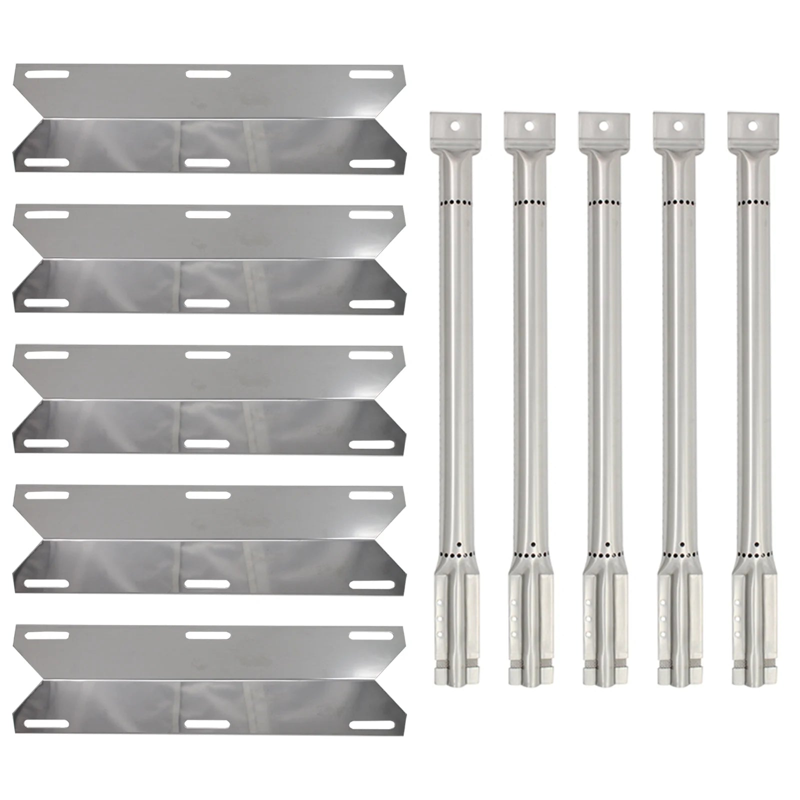 5-Pack Stainless Steel BBQ Gas Grill Tube Burner Replacement Parts R692494