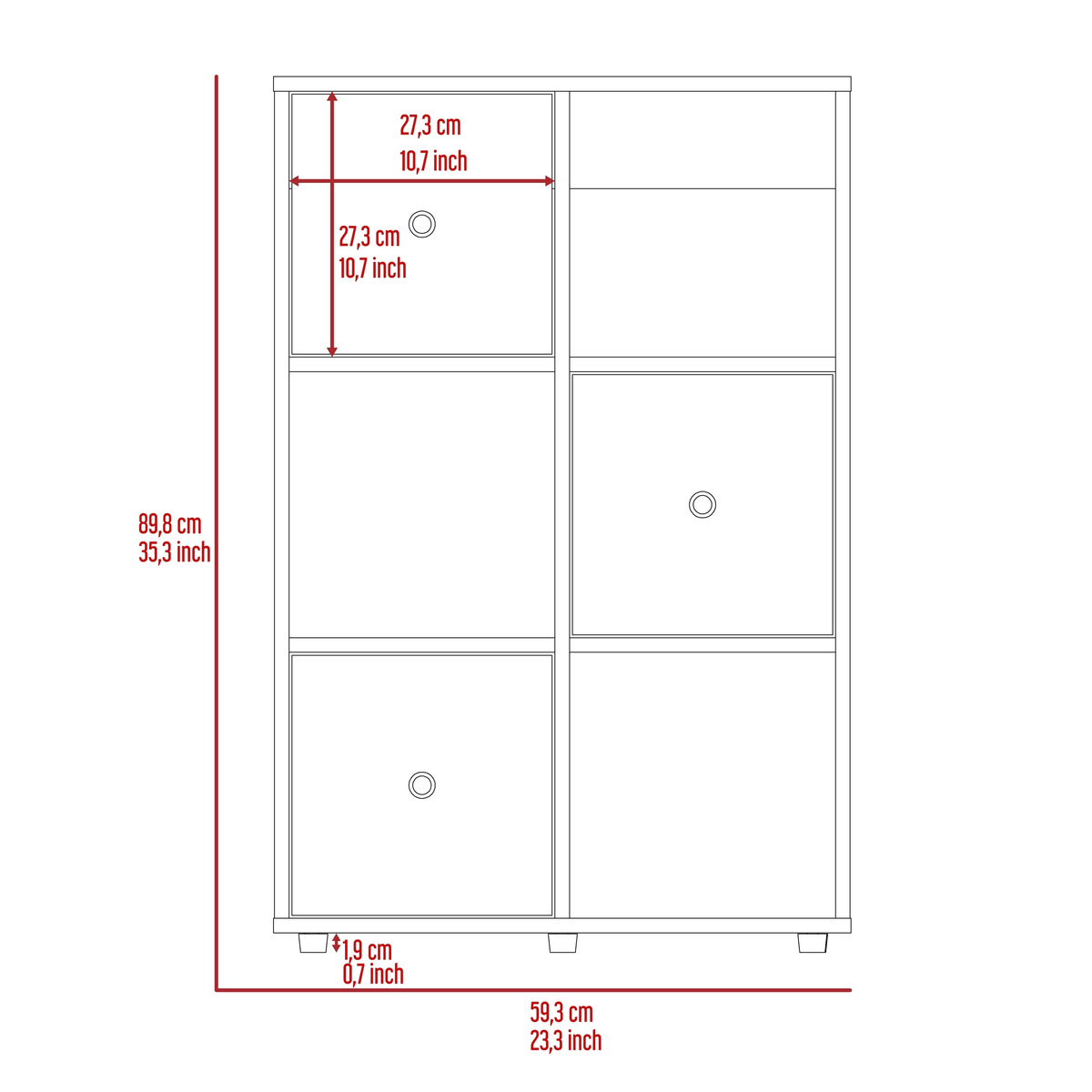 Cube Bookcase F63626
