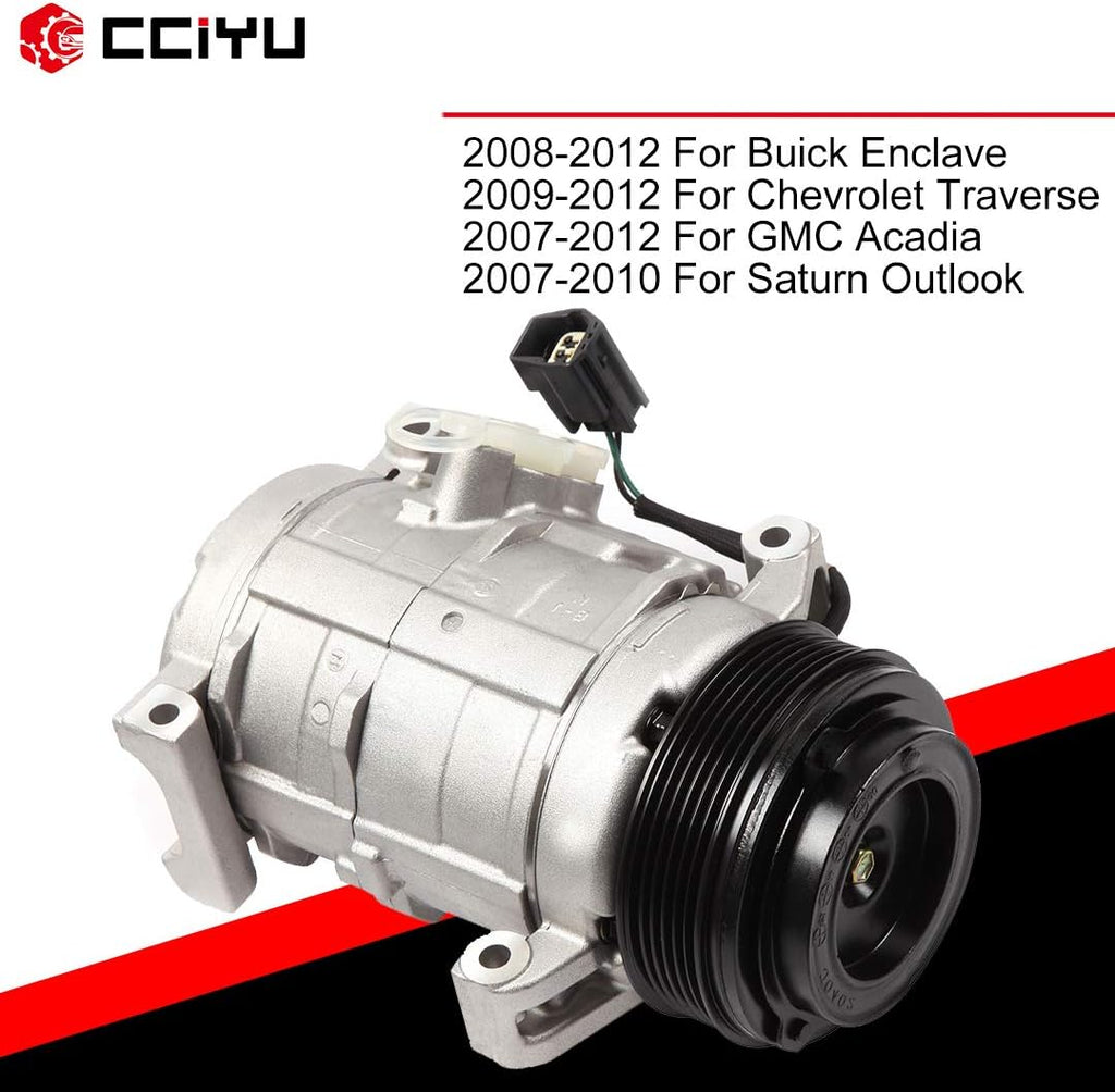 Air Conditioning Compressor Assembly 2007-2012 S3370