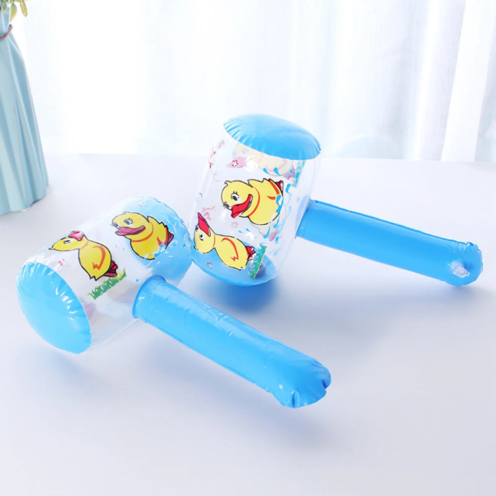 6Pcs Inflatable Cartoon Hammer with Sound Bell Funny Toys G109