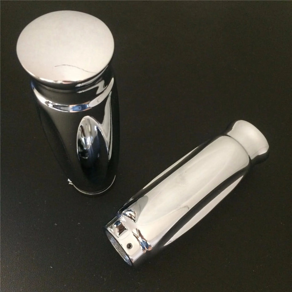 Chrome 1" 25mm Handlebar Grips S603