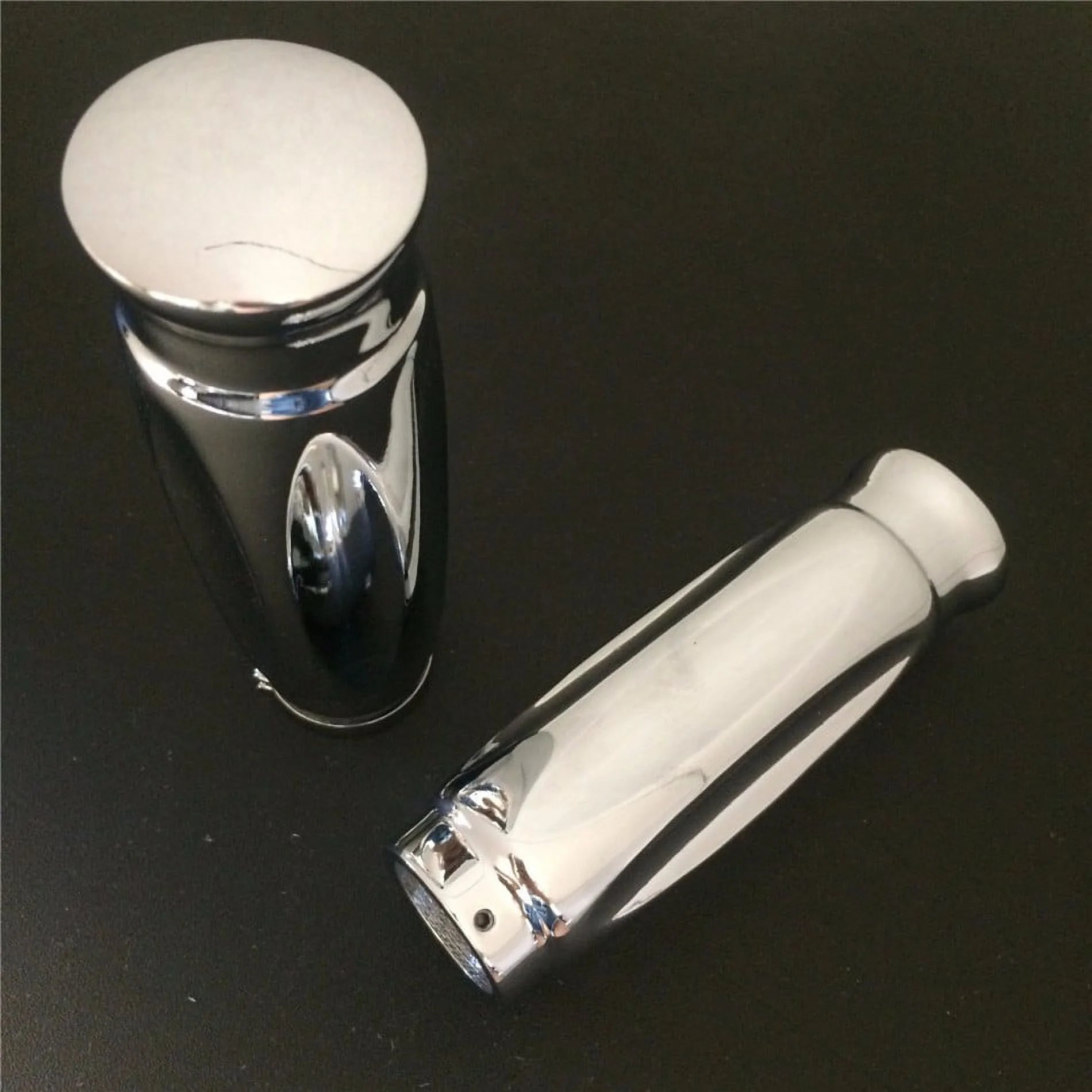 Chrome 1" 25mm Handlebar Grips S603