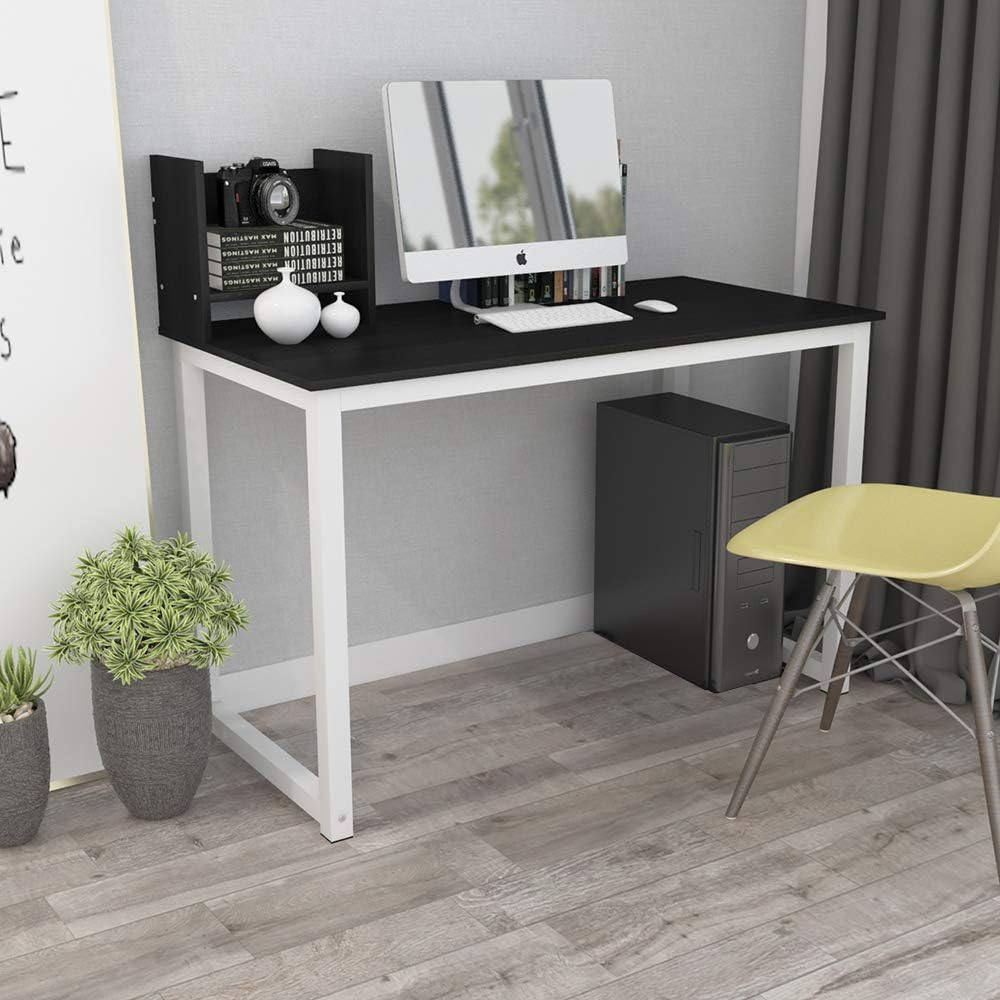 Overbed Table with Wheels Adjustable Writing Desk with Keyboard Drawer Rolling Laptop Stand Computer Desk 78.7" Wide Wood Grain N3128