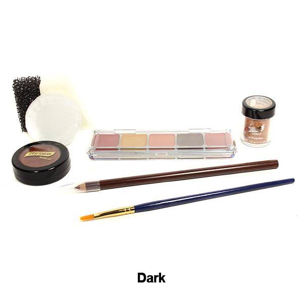 Deluxe Student Theatrical Makeup Kit Dark/Ebony R312