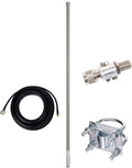 8dBi 915MHz LoRa Antenna Kit with 16 ft RG58 RP-SMA Lightning Arrester U721