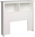 Twin Bookcase Headboard in White J902