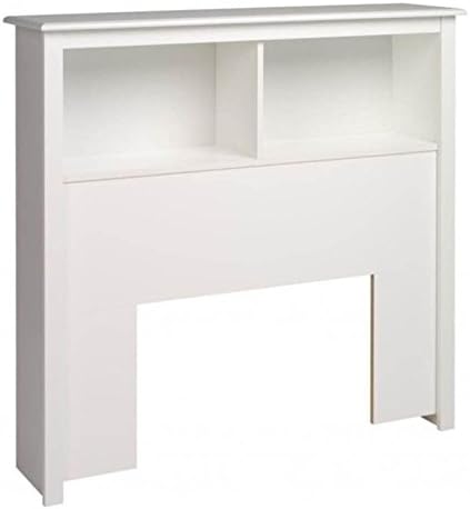 Twin Bookcase Headboard in White J902