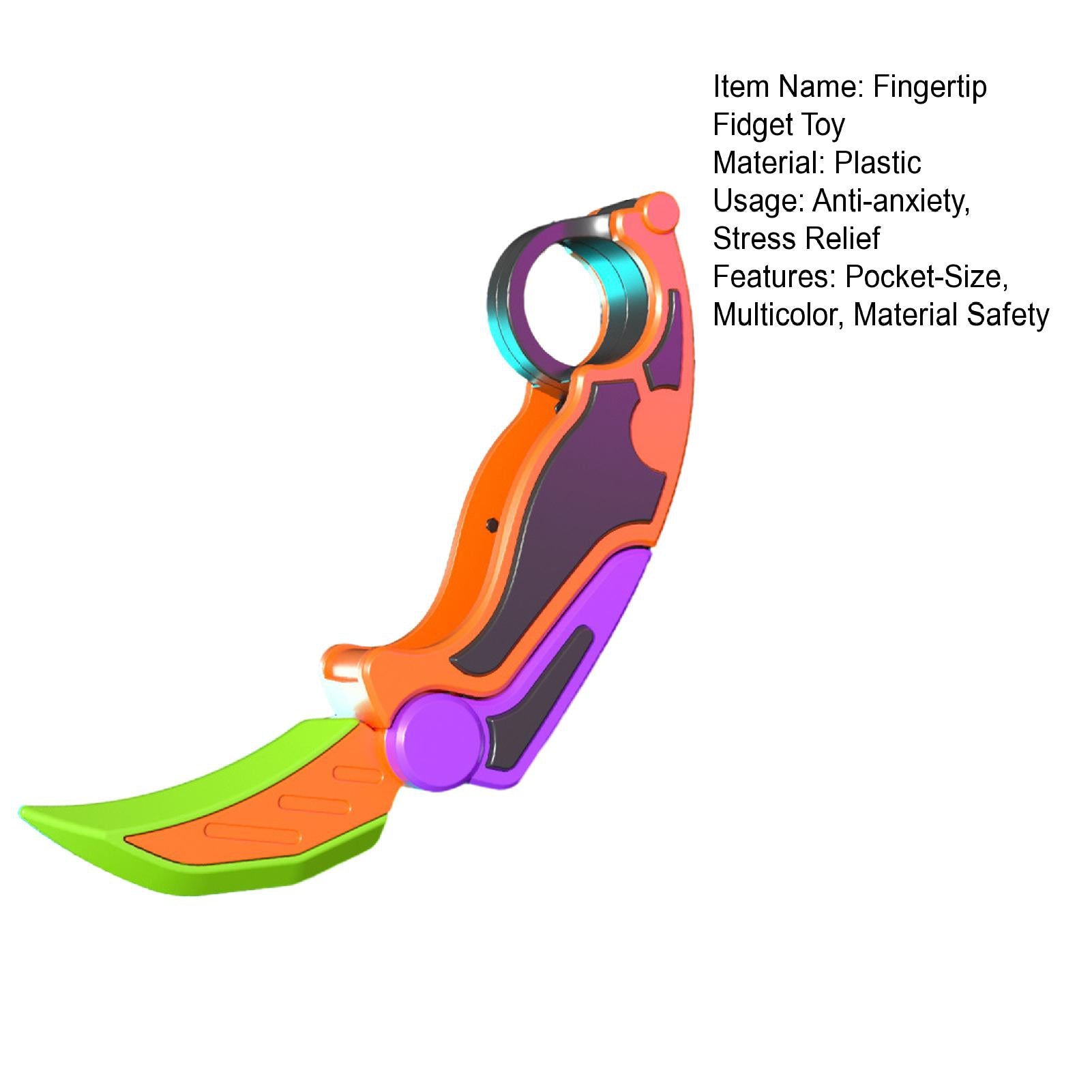 3d Gravity Plastic Cutter Fingertip Toy X58288