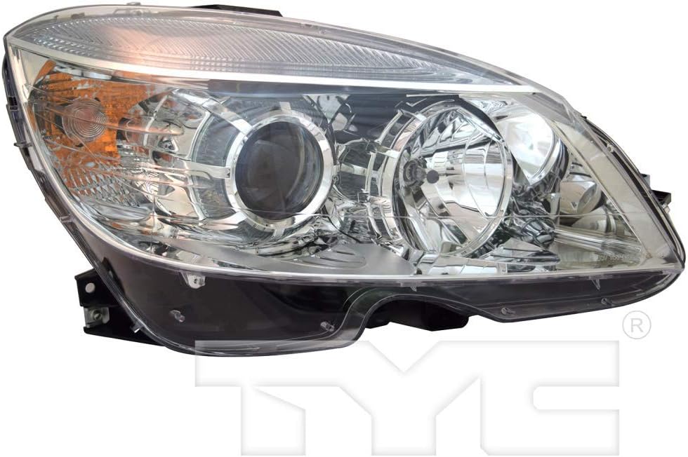 Passenger Side Headlight Assembly for Mercedes-Benz C300 2008 2011 Sedan I26682