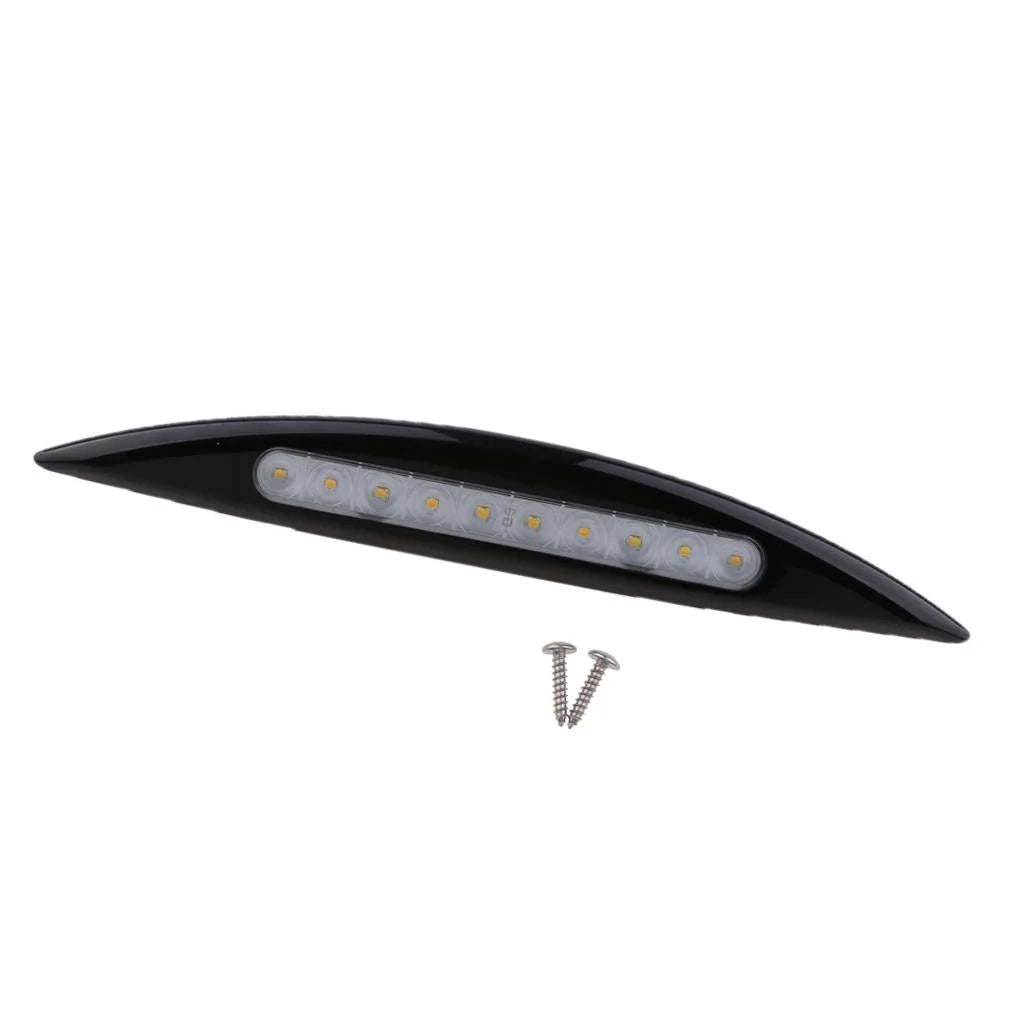 RV Exterior Porch Utility LED Light 12V Awning Lights Replacement Lighting Black 365mm I2821