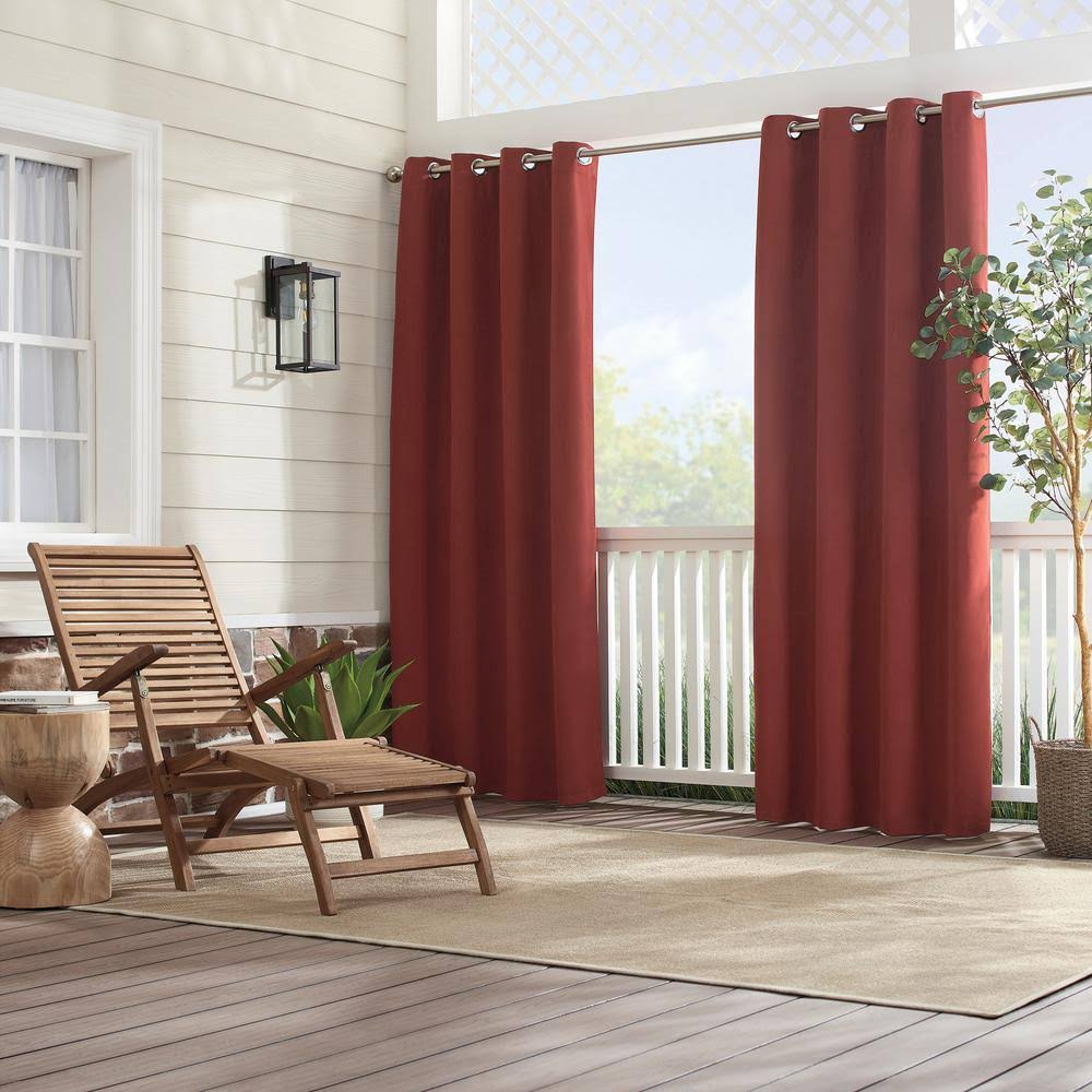 Red Canvas Solid Grommet Panel G83165
