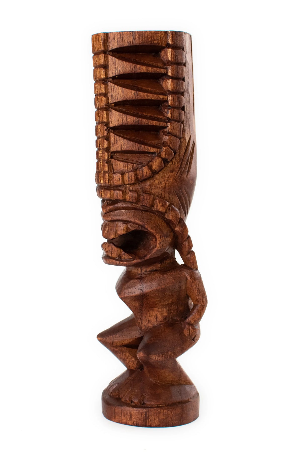 Handmade Wooden Tiki Statue Sculpture L513597