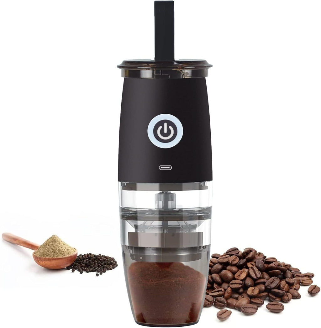 White Electric/Manual 2-in-1 Burr Coffee Grinder, Pack of 2 W42416