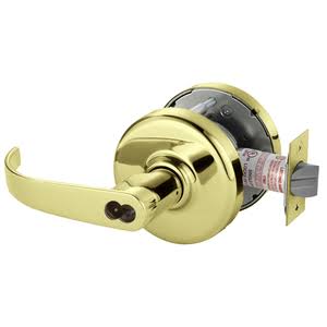 Bright Brass Cylindrical Lock H63614
