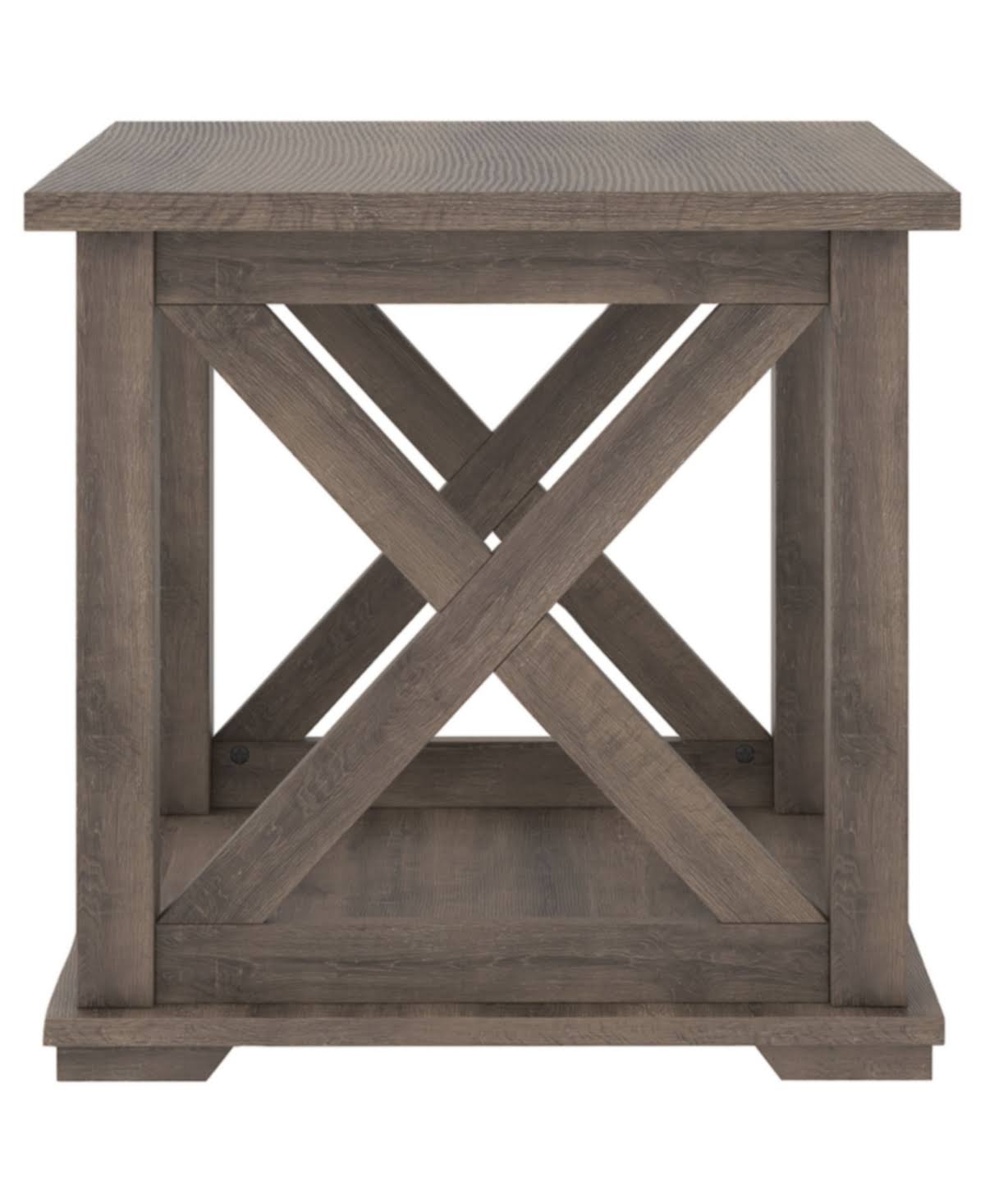 Gray Square End Table C18613