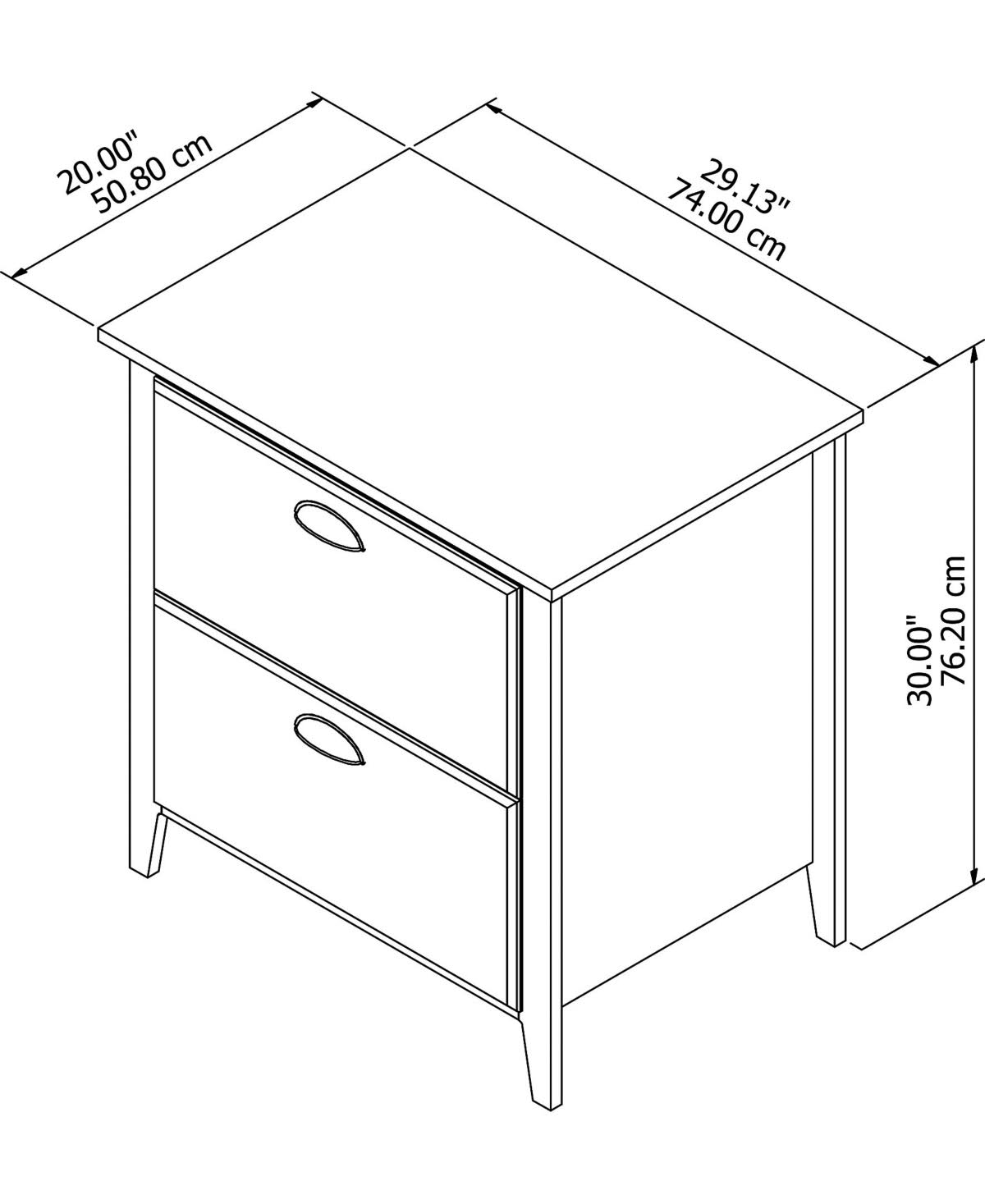 Black Lateral File Cabinet P19859