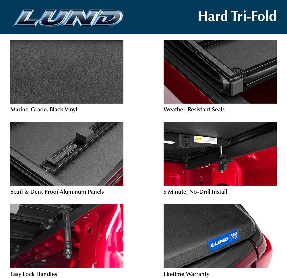 Hard Tri-Fold Truck Bed Tonneau Cover I10665