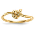 14K Yellow Gold Polished Knot Ring Size 7 V94291