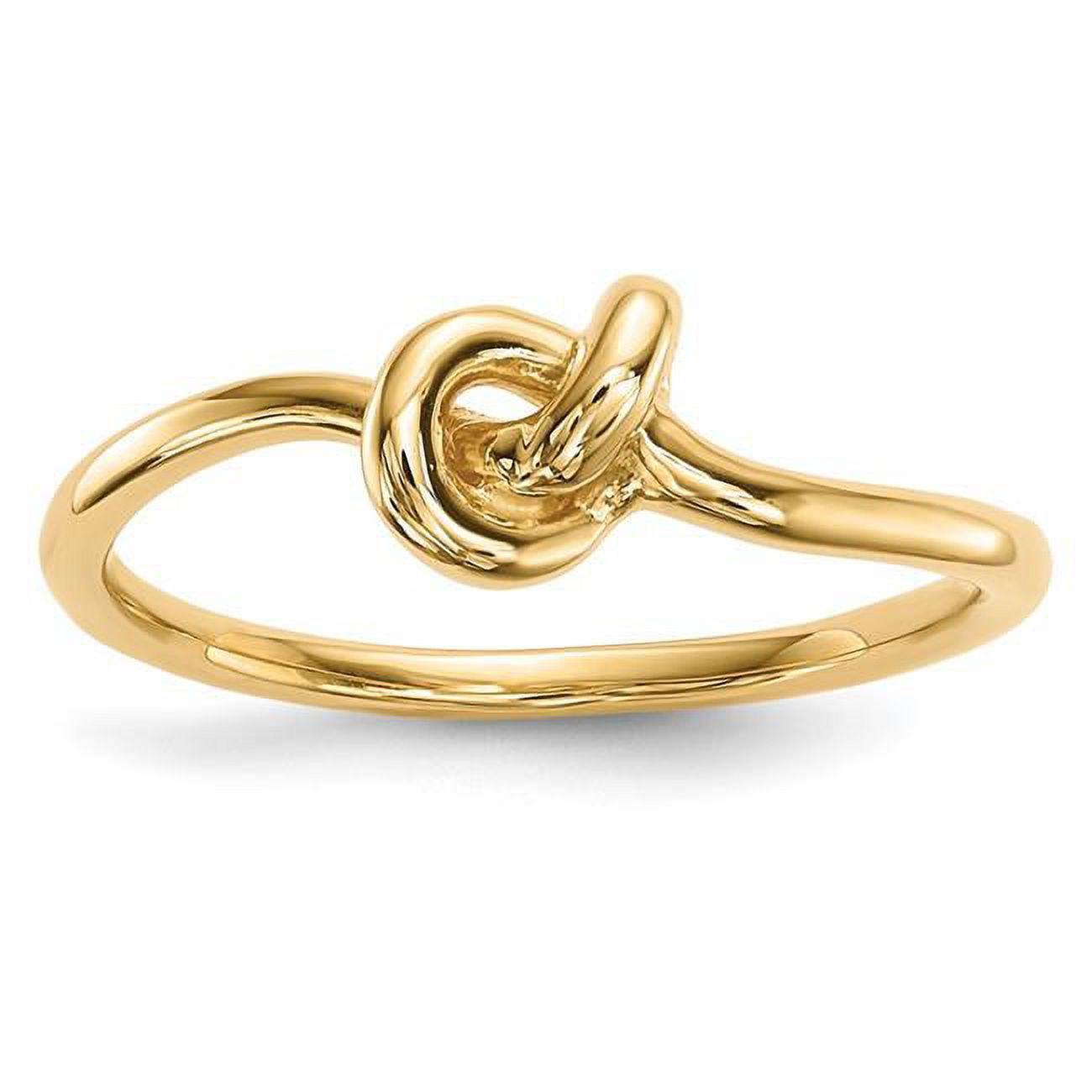 14K Yellow Gold Polished Knot Ring Size 7 V94291