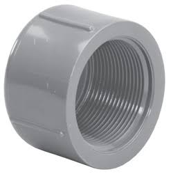 Schedule 80 PVC Cap, Gray Z49161