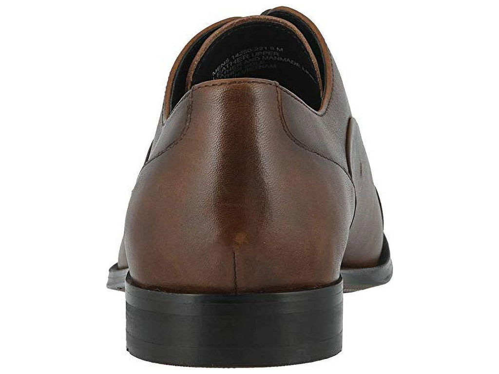 Cognac Cap Toe Oxford Shoes Z429