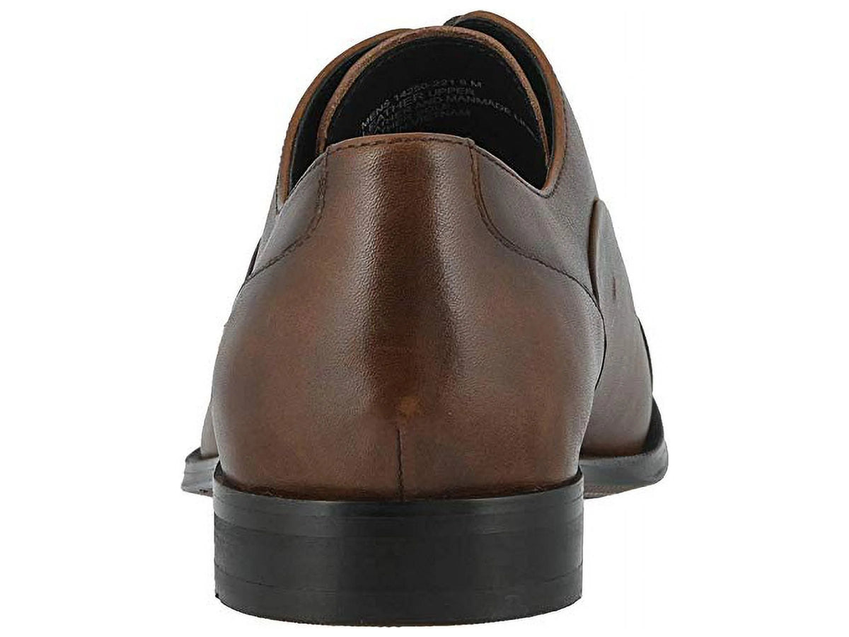 Cognac Cap Toe Oxford Shoes Z429