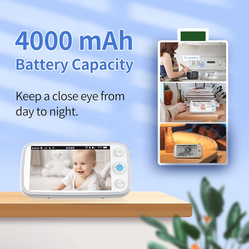 5 720P HD Video Baby Monitor with Night Vision and 2-Way Audio Q560