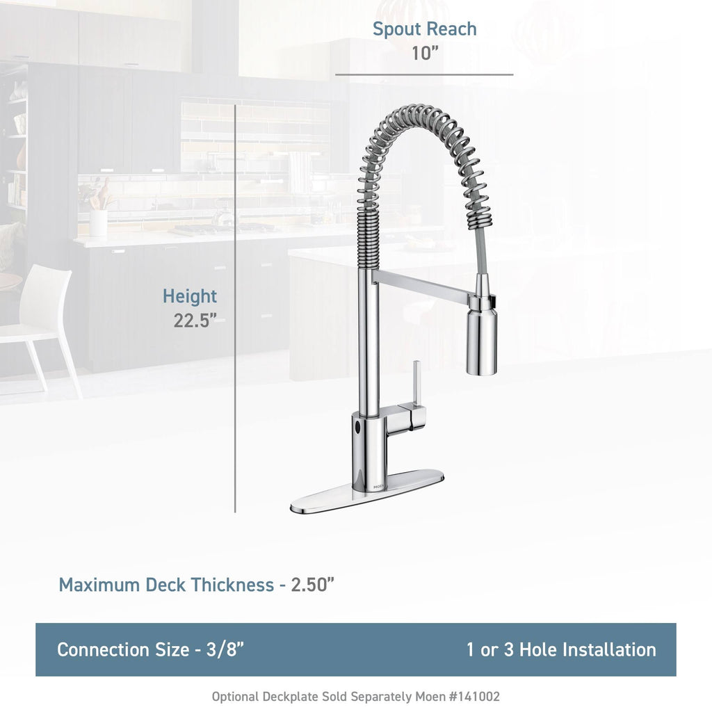 Matte Black One-Handle Pulldown Kitchen Faucet S825