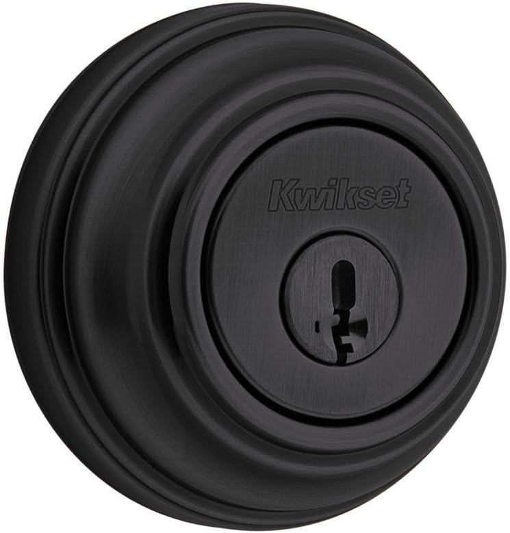 Iron Black Double Cylinder Deadbolt with SmartKey E795832