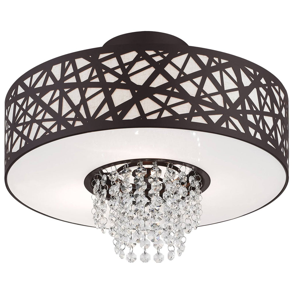 Bronze 3 Light Ceiling Mount P5804