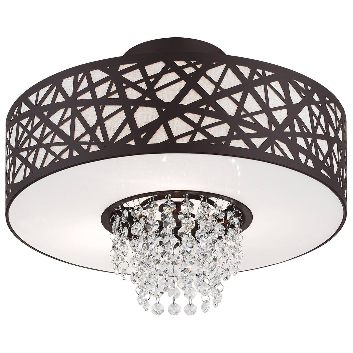 Bronze 3 Light Ceiling Mount P5804