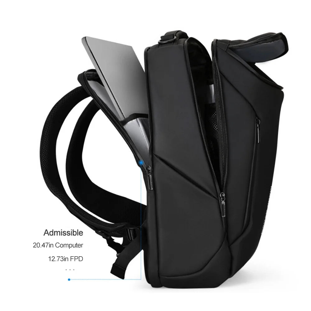 33L Waterproof USB Charging Travel Backpack Y48594