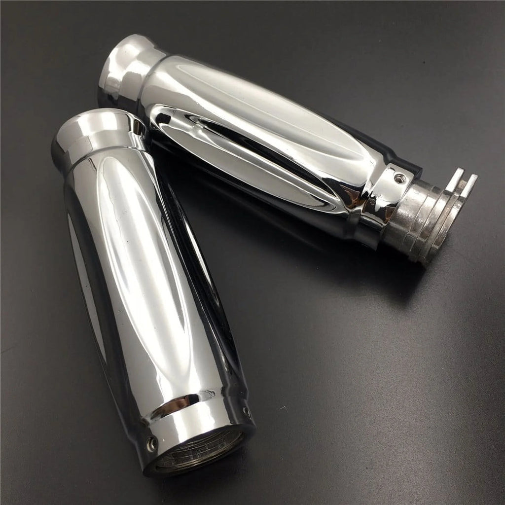 Chrome 1" 25mm Handlebar Grips S603