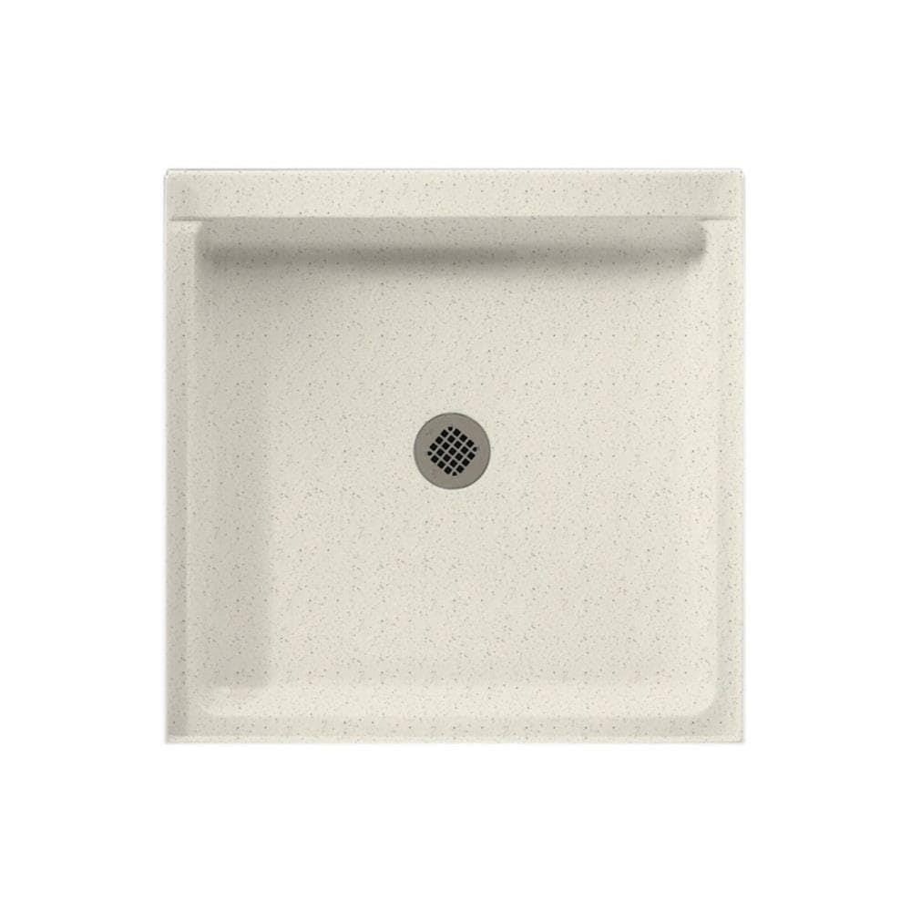 Solid Surface Shower Base with Center Drain H623684
