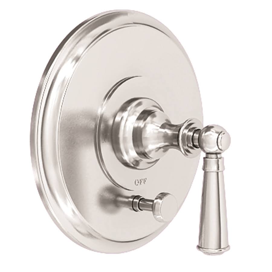 Satin Nickel Tub & Shower Diverter Plate with Handle T478396
