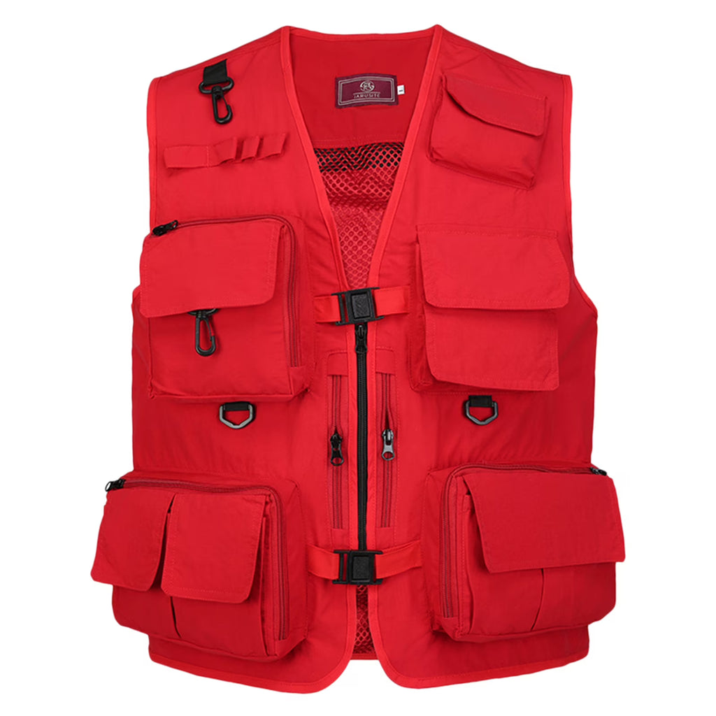 Fishing Photography Mesh Vest Multi Pockets Quick Dry E303596
