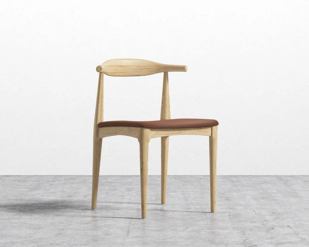 Chartreuse Walnut Stain Elbow Chair N41070