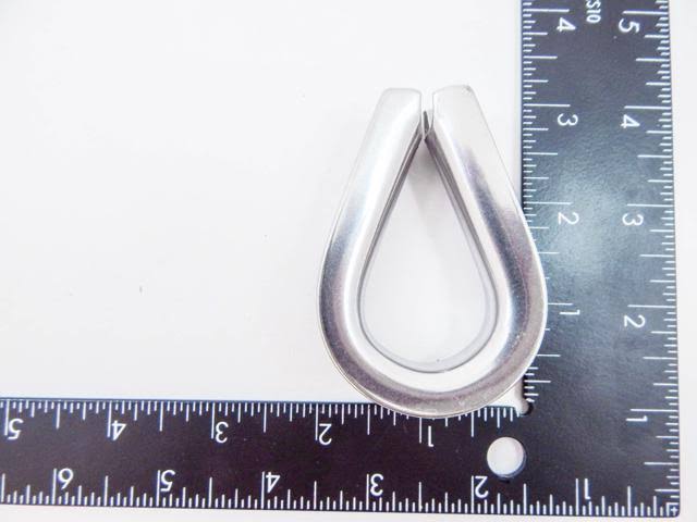 Stainless Steel Wire Rope Cable Thimbles 10mm K772