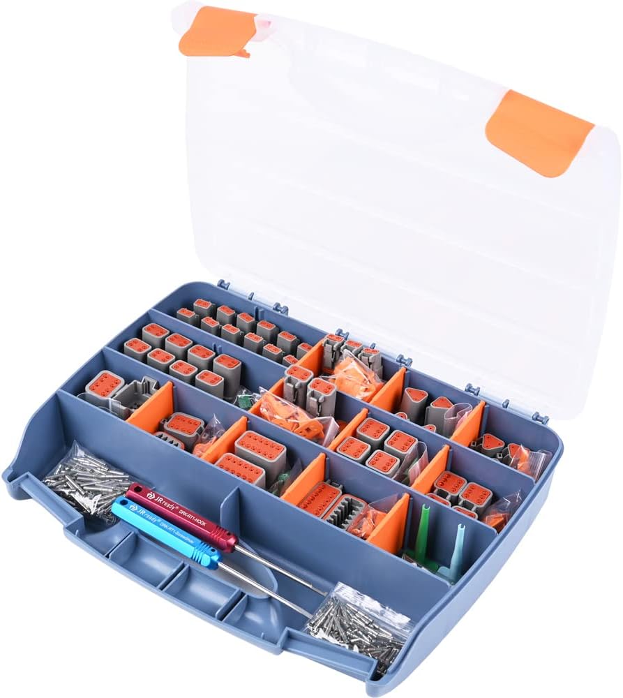 416PCS Waterproof Deutsch Connector Kit with Solid Contacts F646