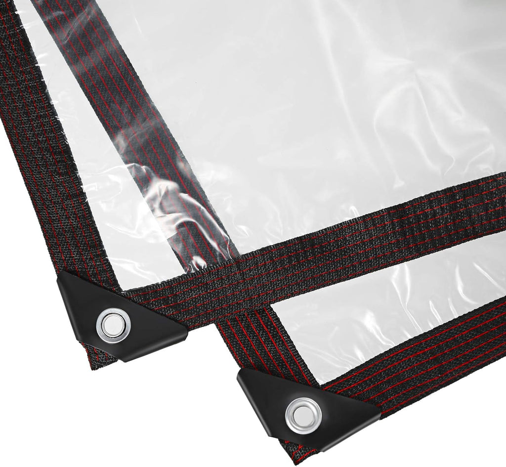 6.5 x 6.5 Feet PE Tarp with Elastic Rope I1777