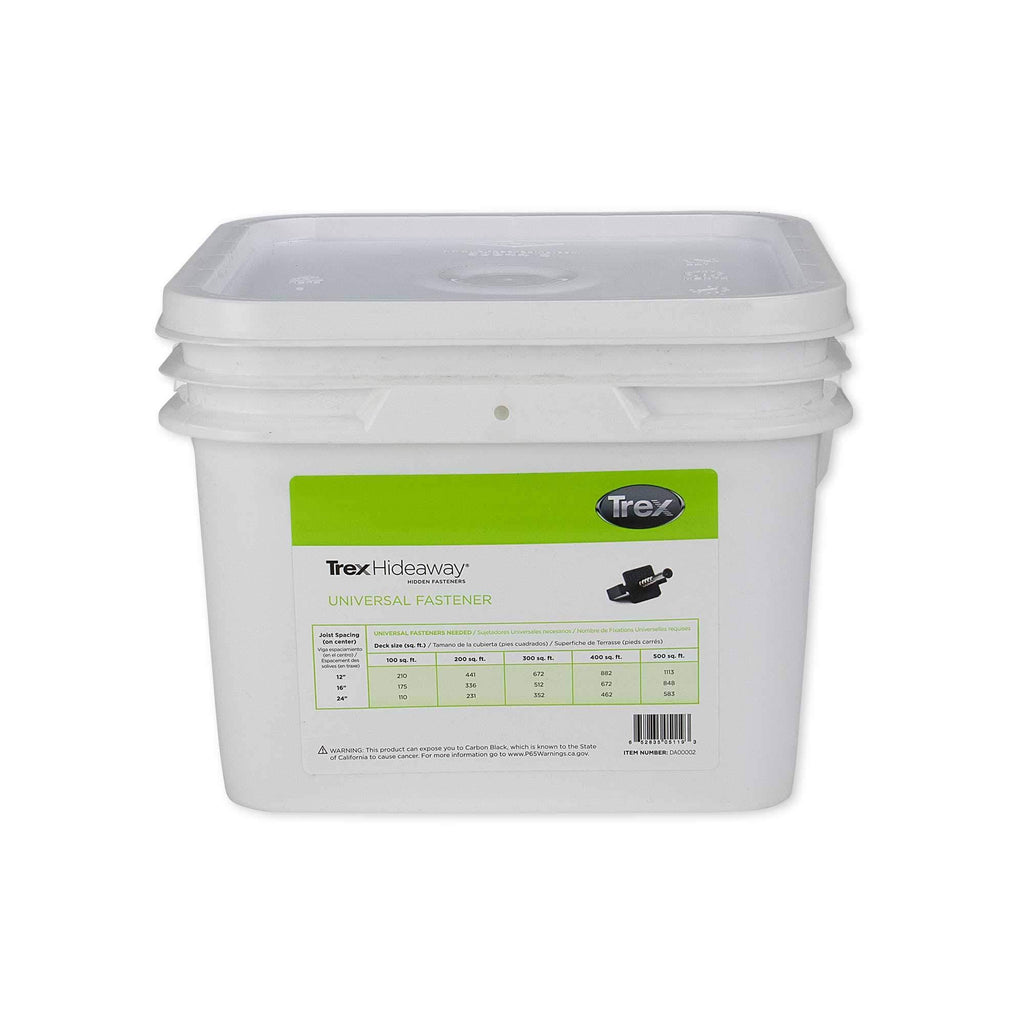Hidden Deck Fastener Clip 500 sqft Bucket J3882