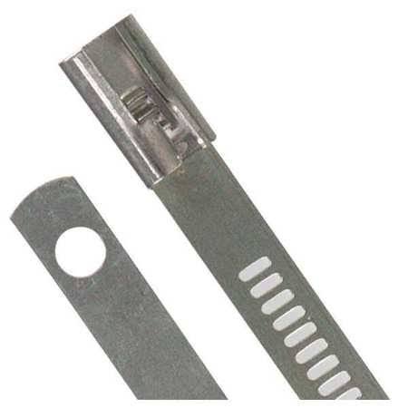 Metallic Gray Cable Tie PK100 I28519