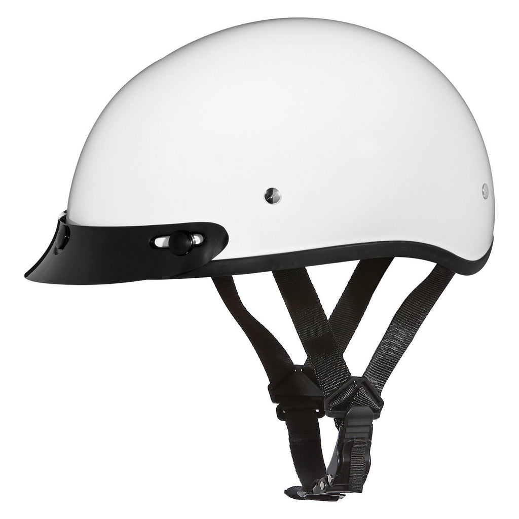 Hi-Gloss White XL Skull Cap G5832